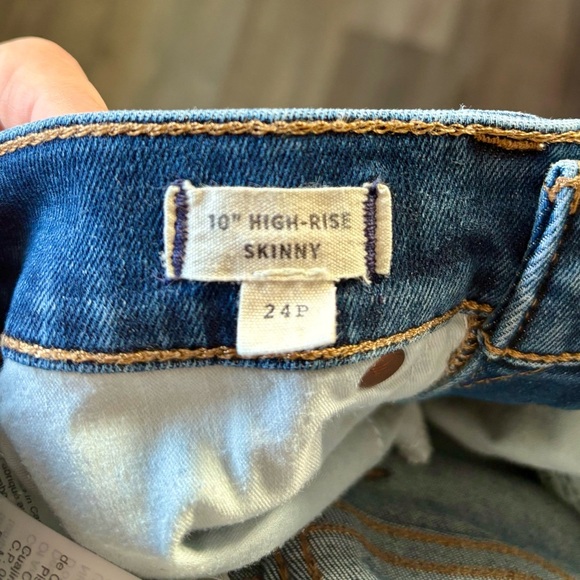 Madewell 10” High-Rise Skinny Jeans Size 24 Petite - Picture 3 of 10